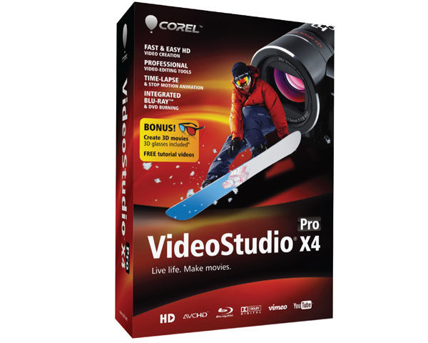 Download Software : Corel Video Studio X4