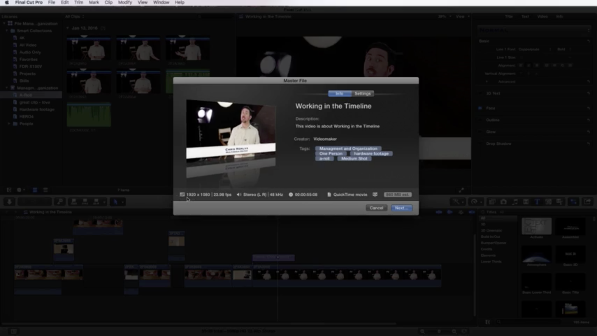 where are projects final cut pro x 10.3.4