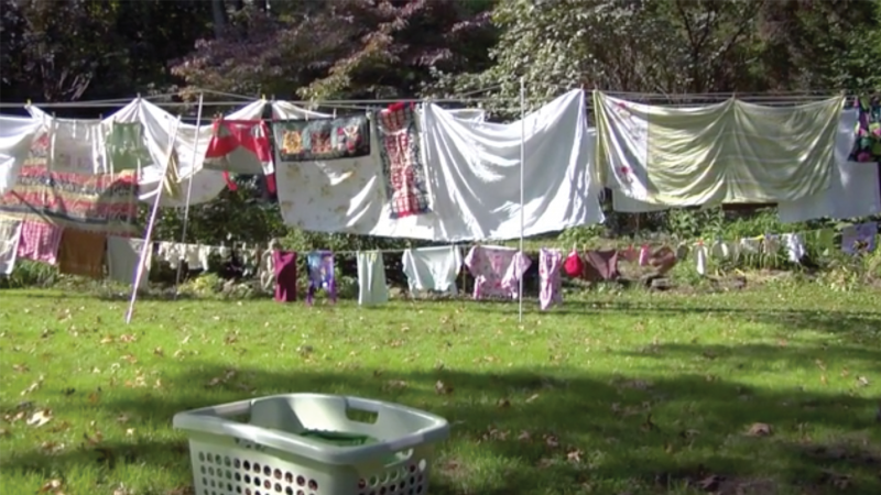 While the practice of drying laundry might not seem like a compelling topic for a documentary, “Drying for Freedon” is able to weave an engaging narrative by digging deep into the history of the clothesline.