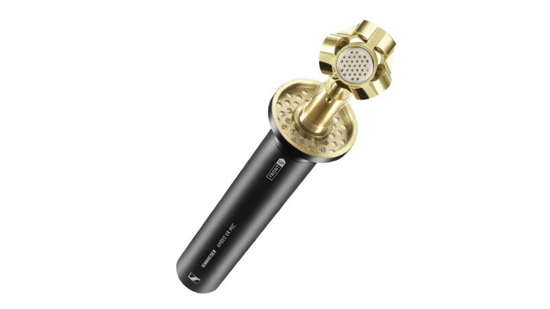 Ambeo VR Microphone, used to capture 360 audio.