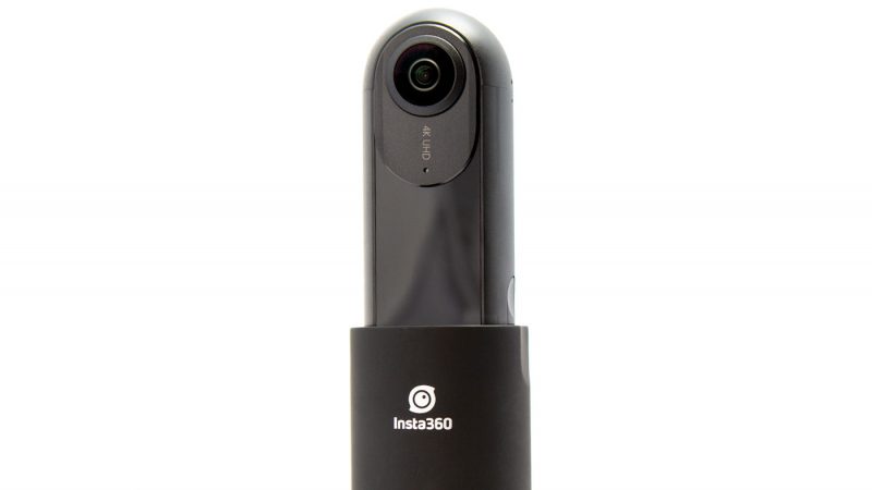 The case can also act as a stand or grip for the camera