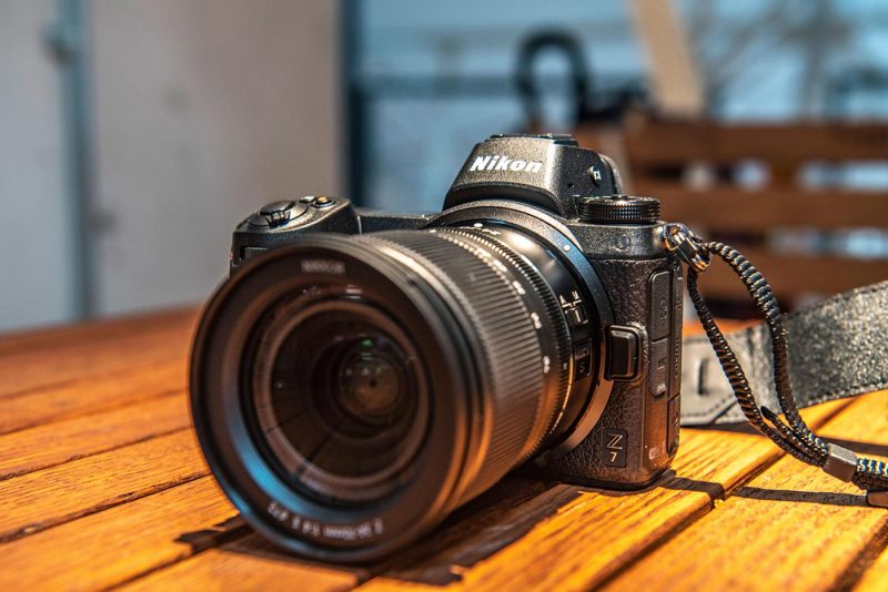 Nikon Z 7 with lens attached