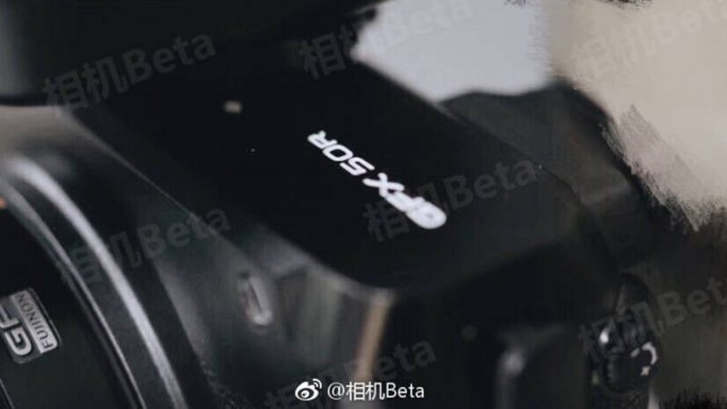Leaked image of Fujifilm's GFX 50R