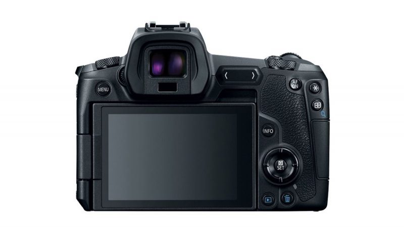 The back of the EOS R