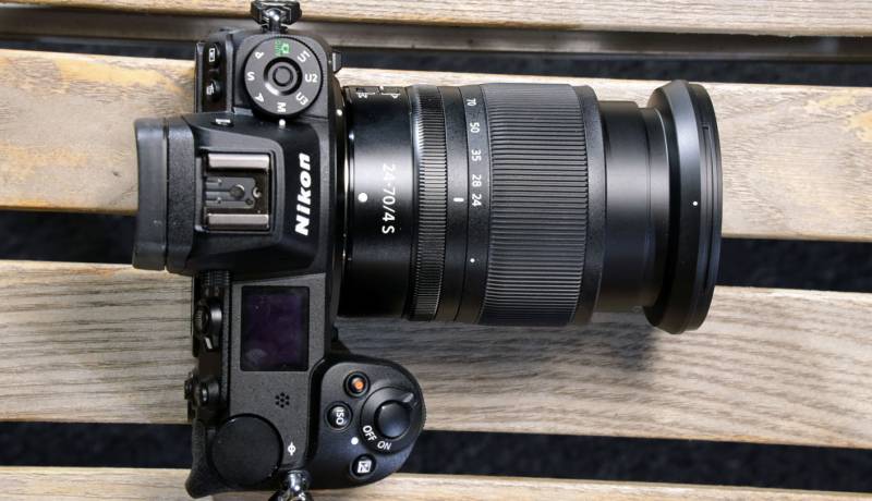 Nikon Z7 with zoom lens