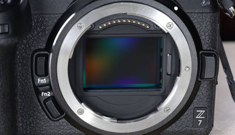 Close up of the Z7 sensor