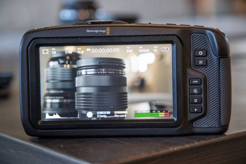 Rear Screen of the camera