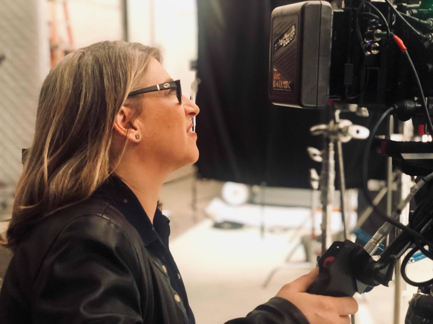 Lauren Greenfield on set Photo Kamaryn Potter Courtesy of Girl Culture Films