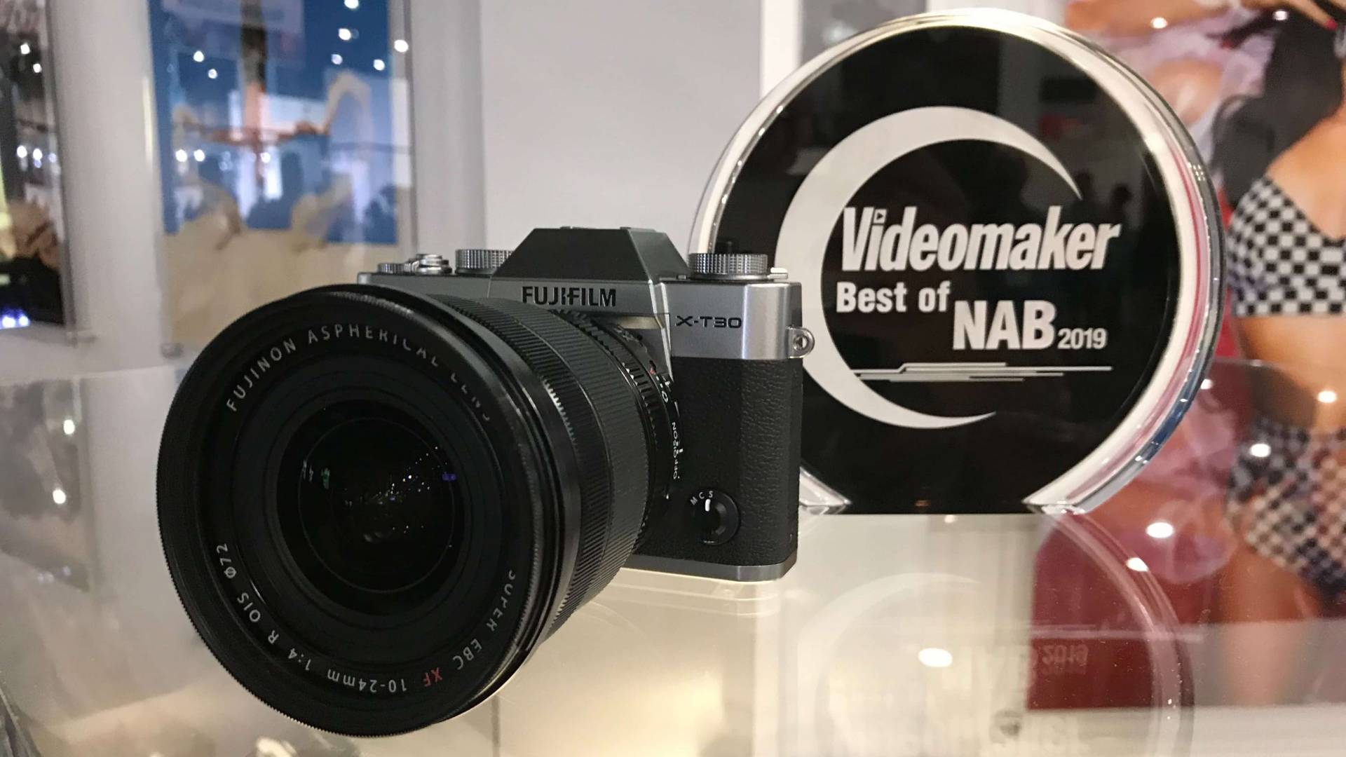 Fujifilm X-T30 with Best of NAB award