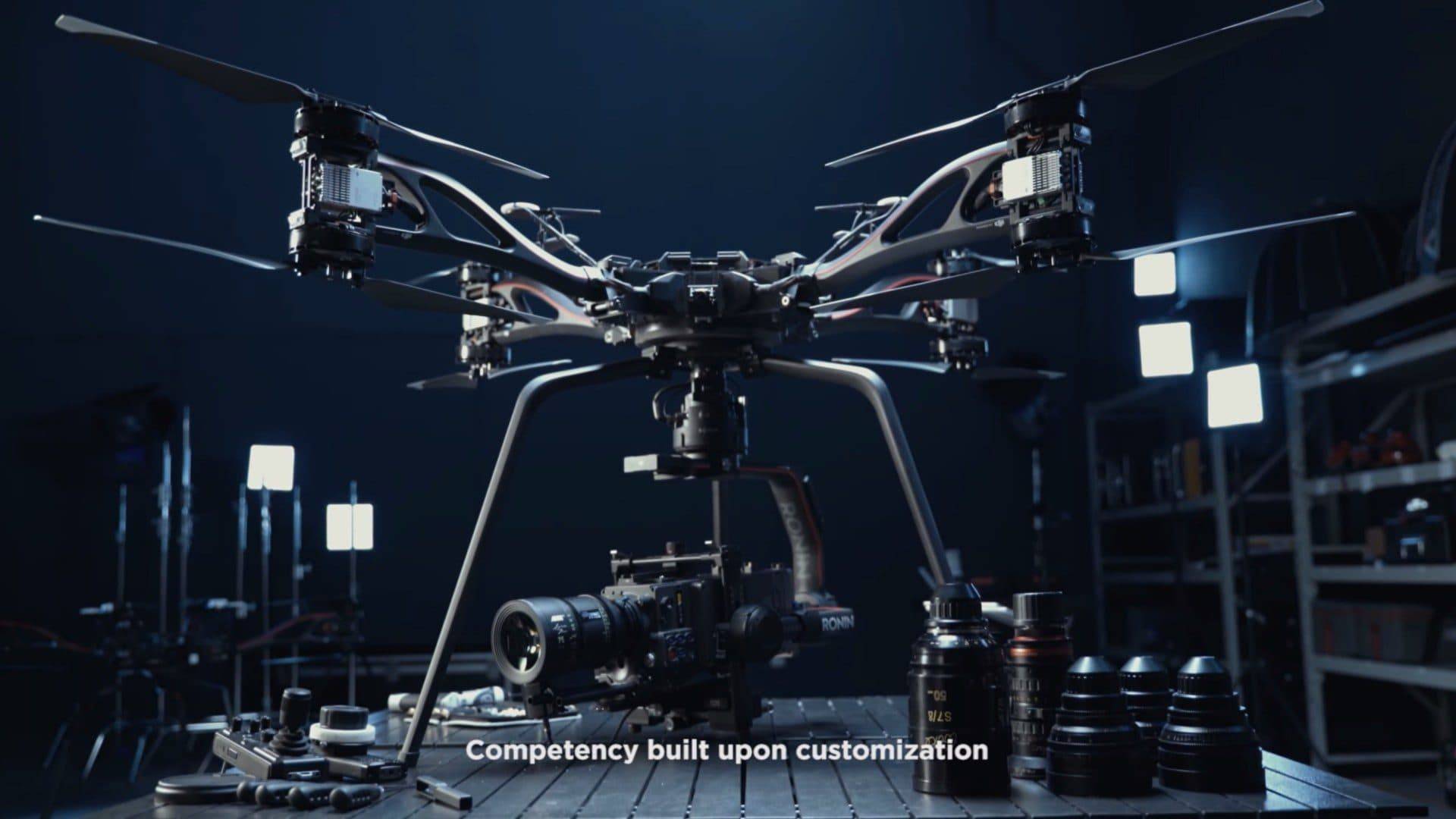 The DJI Storm can hold up to 41 pounds