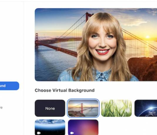 Use green screen for conference calls