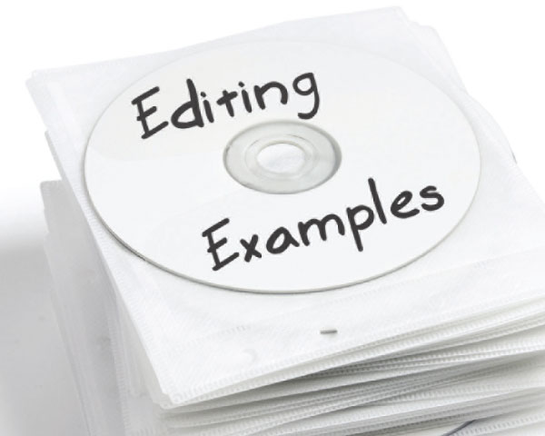 stack-of-dvds-with-editing-examples-written