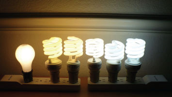 White balance for film and video: A beginner’s guide Array of light bulbs with different temperatures.