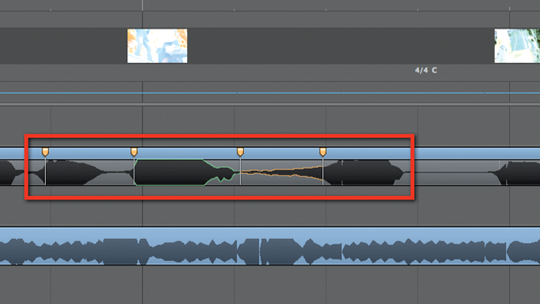 Flex Time used to tighten up a vocal by extending certain lines, shortening others, and nudging their timing.