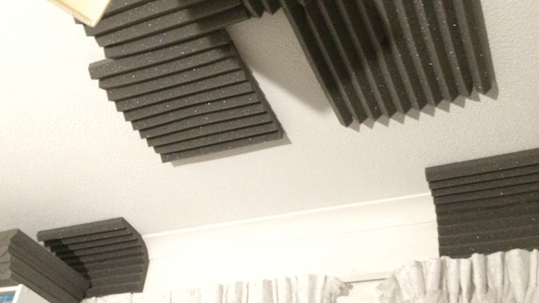 The ceiling above my listening position.