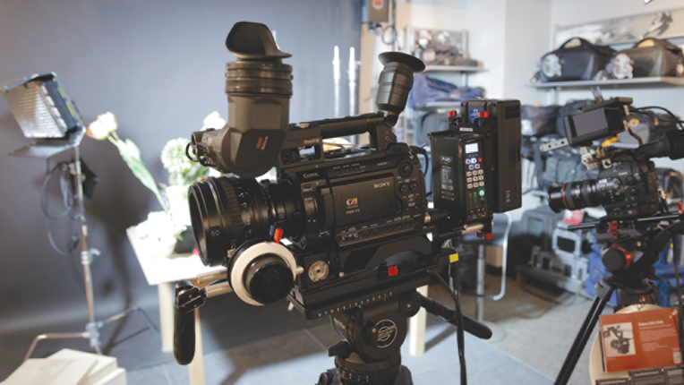 A video gear rental shop